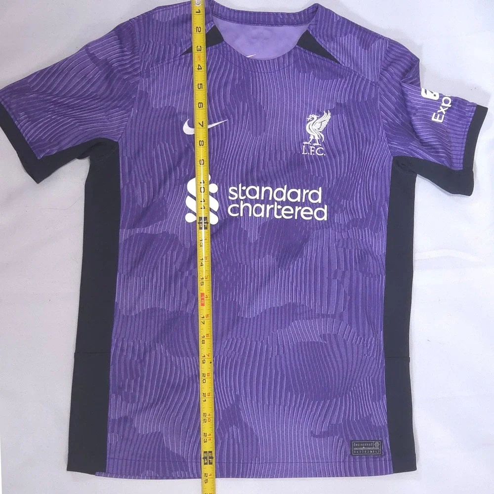 Nike Liverpool FC 23-24 Soccer Jersey Youth XL Third Kit Purple Dri-FIT